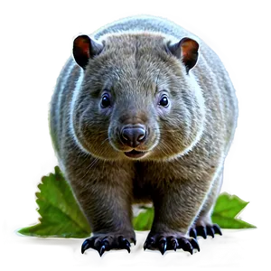 Australian Wombat Png 06252024 PNG image