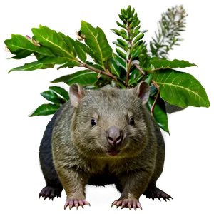 Australian Wombat PNG 06252024 PNG