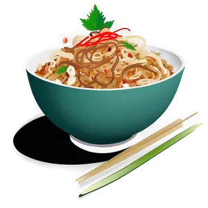 Authentic Bangkok Pad Thai PNG Qhx