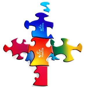 Autism Awareness Month Puzzle Png 3 PNG image