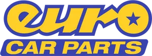 Auto Parts Logo Yellow Blue Star PNG image