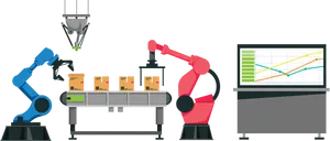 Automated Production Line Illustration