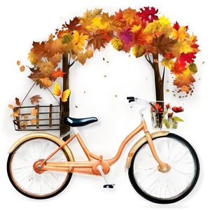 Autumn Bicycle PNG 05212024