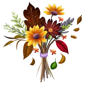 Autumn Bouquet Png 84 PNG image