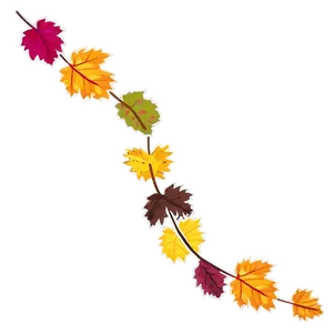 Autumn Colored Vine Png Dqe73 PNG image