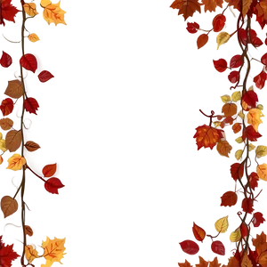 Autumn Colored Vine Png Rgh PNG image