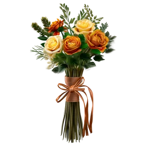 Autumn Elegance Flowers PNG Svn7 PNG