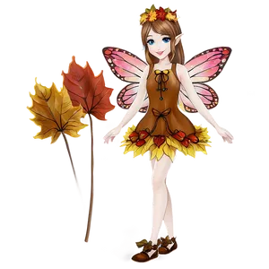 Autumn Fairy Costume PNG Amx