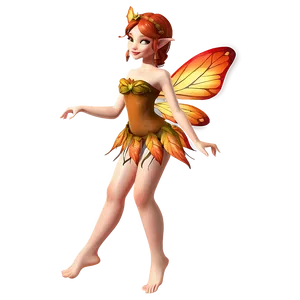 Autumn Fairy Costume PNG Mit