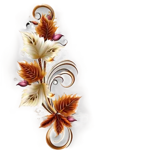 Autumn Floral Pattern PNG Jbn55 PNG