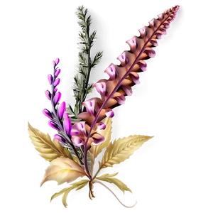 Autumn Flower Border PNG 21