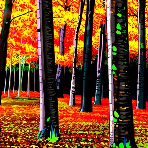 Autumn Forest Path Photo PNG 05212024