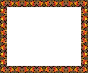 Autumn Leaves Border Frame