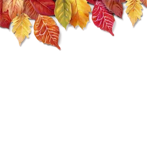 Autumn Leaves Border Png Cct7 PNG image