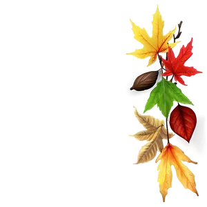 Autumn Leaves Border Png Ycc PNG image