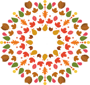 Autumn Leaves Pattern Background