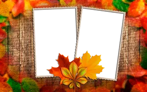 Autumn Leaves Photo Frames