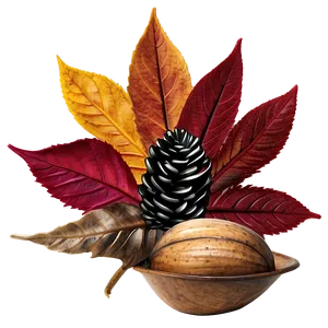 Autumn Leaves Thanksgiving Png 36 PNG image