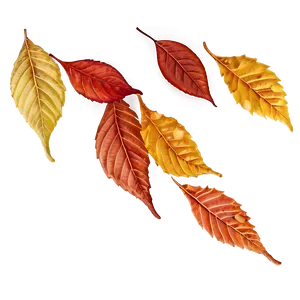 Autumn Leaves Trail Png Icf67 PNG image