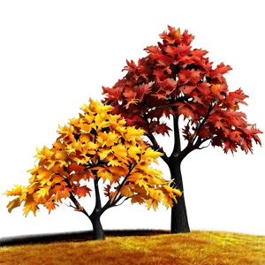 Autumn Maple Trees Png 06212024 PNG image