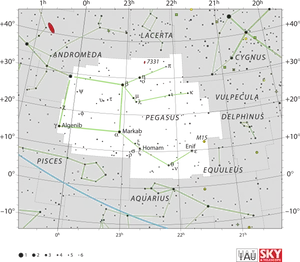 Autumn Night Sky Constellations Map PNG image