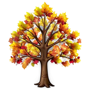 Autumn Oak Tree Png 78 PNG image