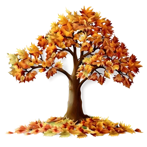 Autumn Oak Tree Png 78 PNG image