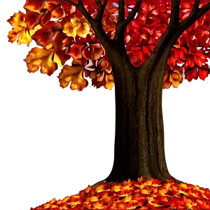 Autumn Red Tree Image PNG 06252024 PNG