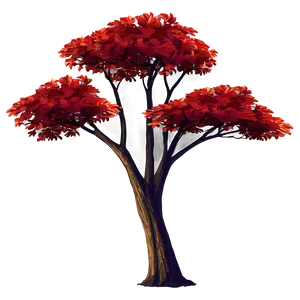 Autumn Red Tree Image Png 91 PNG image