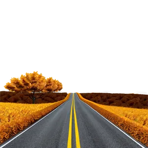 Autumn Road Png 05032024 PNG image