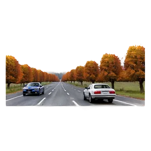 Autumn Road Trip Png Txg PNG image