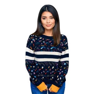 Autumn Sweater Design PNG 54