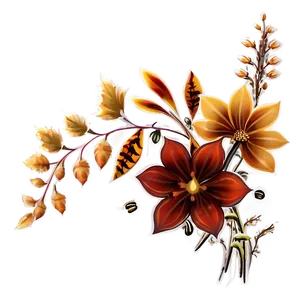 Autumn Symphony Flowers PNG 06272024 PNG