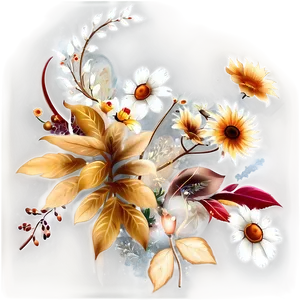 Autumn Symphony Flowers PNG Abj PNG