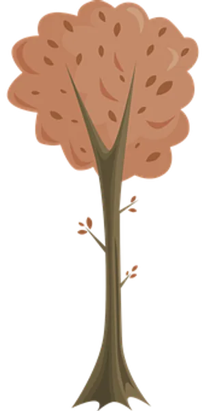 Autumn_ Tree_ Cartoon