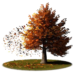 Autumn Tree In Wind PNG 36 PNG