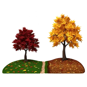 Autumn Tree Path PNG Lcc66
