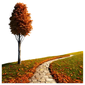 Autumn Tree With Pathway PNG 53 PNG