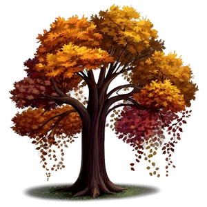Autumn Trees PNG Deq