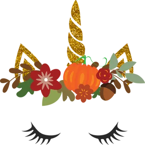 Autumn Unicorn Graphic