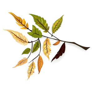 Autumn Wind Leaves PNG 05232024 PNG