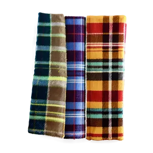 Autumnal Plaid Fabric Png Jub PNG image