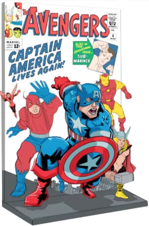 Avengers Comic Captain America Returns PNG image