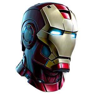 Avengers Iron Man Helmet Profile Png 06122024 PNG image