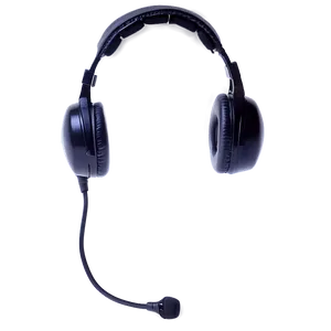 Aviation Headset Pilot Png 05042024 PNG image