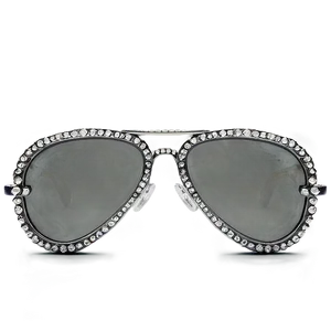 Aviator Glasses With Diamond Trim PNG Wxd32 PNG