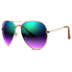 Aviator Glasses With Gradient Lenses Png Yqf42 PNG image