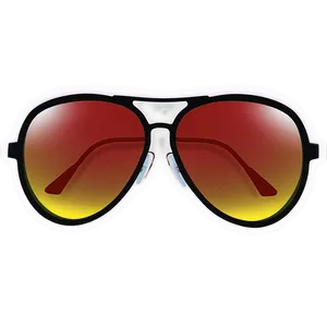 Aviator Glasses With Red Lenses Png 06272024 PNG image