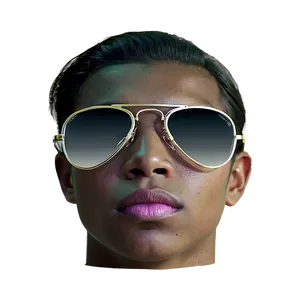 Aviator Glasses With Titanium Frames PNG Vcf PNG
