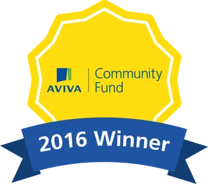 Aviva Community Fund2016 Winner Badge PNG image